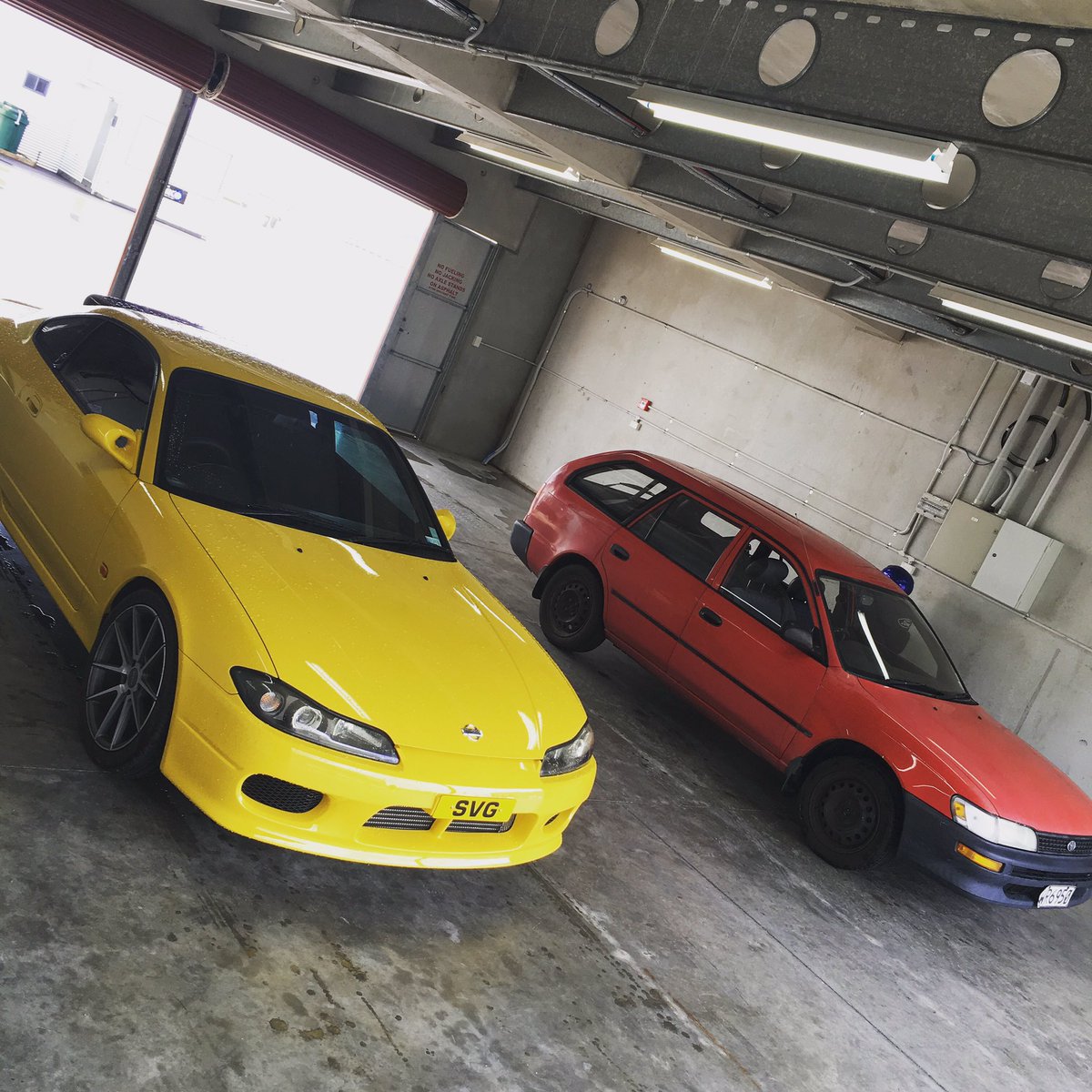 shanevg97's tweet photo. Track day time at #HamptonDowns , I think I'm going to win this one sorry Dad https://t.co/g4nKeMi3d1