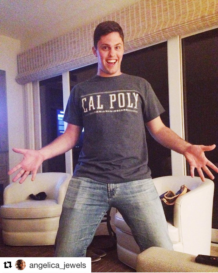 calpolystores's tweet photo. Shoutout to Mustangs' other halfs who show off that supportive #CalPolyPride. #CPScene https://t.co/0htqBssgWP