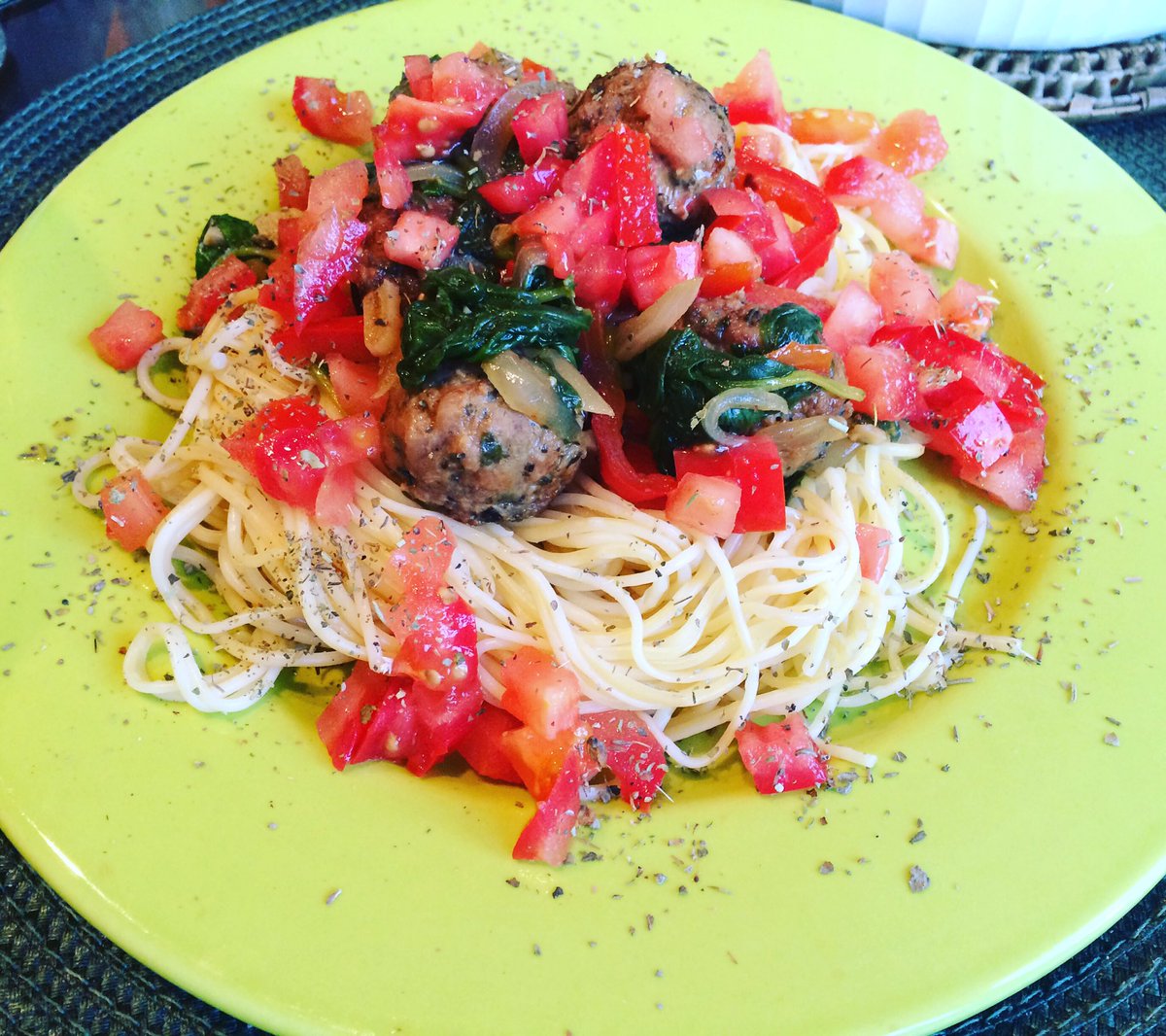 SaveUsBobman's tweet photo. Need those #carbs for a #5K!!! This is #healthy? Right? Remember to eat your #vegetables! #FoodPorn #ROCrun https://t.co/rE8H0JTjgu