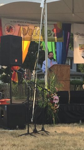 Harry B. Bronson (@harrybbronson) on Twitter photo <a href="/RocPrideFest/">RocPrideFest</a> flag raising Remember brave LGBT brothers & sisters who fought for inclusion & acceptance #Pride2016 <a href="/RocPrideFest/">RocPrideFest</a> flag raising Remember brave LGBT brothers & sisters who fought for inclusion & acceptance #Pride2016