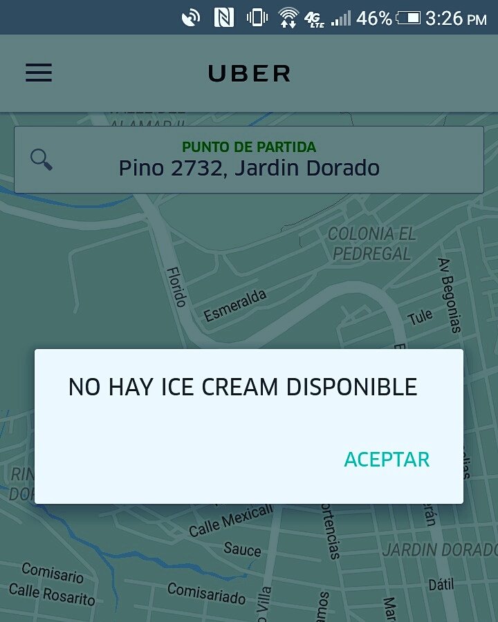 Stephannie23218's tweet photo. #UberIceCream #UberTijuana #InCumplen #promoFail #decepción @Uber @Uber_MEX https://t.co/Yr8Rm1Yl6R