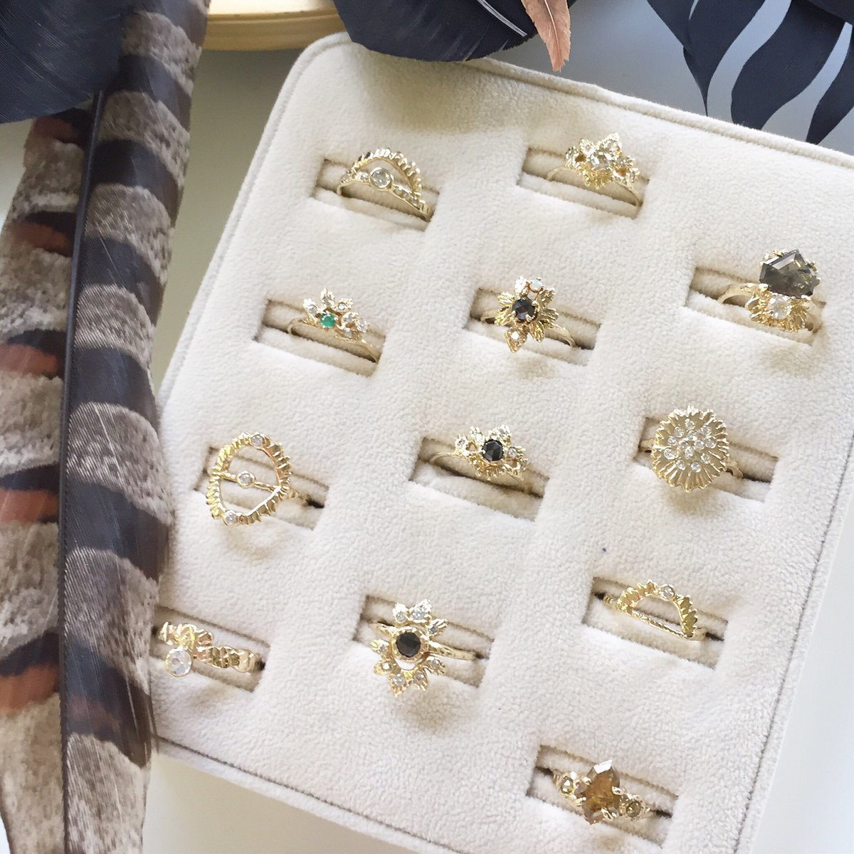 1001diamonds's tweet photo. Spirited diamond ring designs from the lovely #CommunionbyJoy #diamondsdaily https://t.co/sk8w1MjrTO