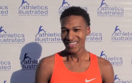 AthIllustrated's tweet photo. Justyn Knight: “[I will] race them without fear” https://t.co/6Fr7KXnEp2 https://t.co/9OjuVO1N6g