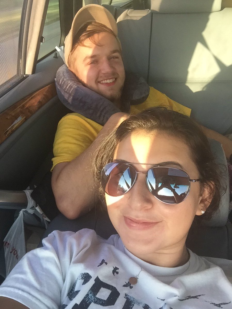 MonaMadnessxo's tweet photo. Now in TEXAS. Which is pretty much Mexico so..... #16hoursleft @Ceddypants first long road trip!!! ππ https://t.co/wMxit0cgkC