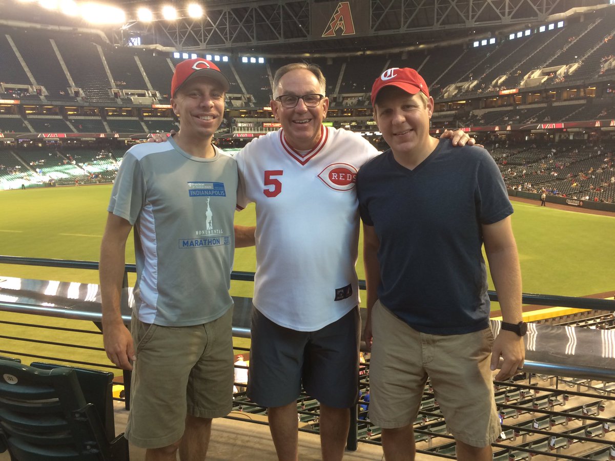 OlsonTom11's tweet photo. The Olson boys at Chase Field in Phoenix for stadium 20!  Games are fun, memories are priceless!  Life is good :) https://t.co/X6YVBbbpzg