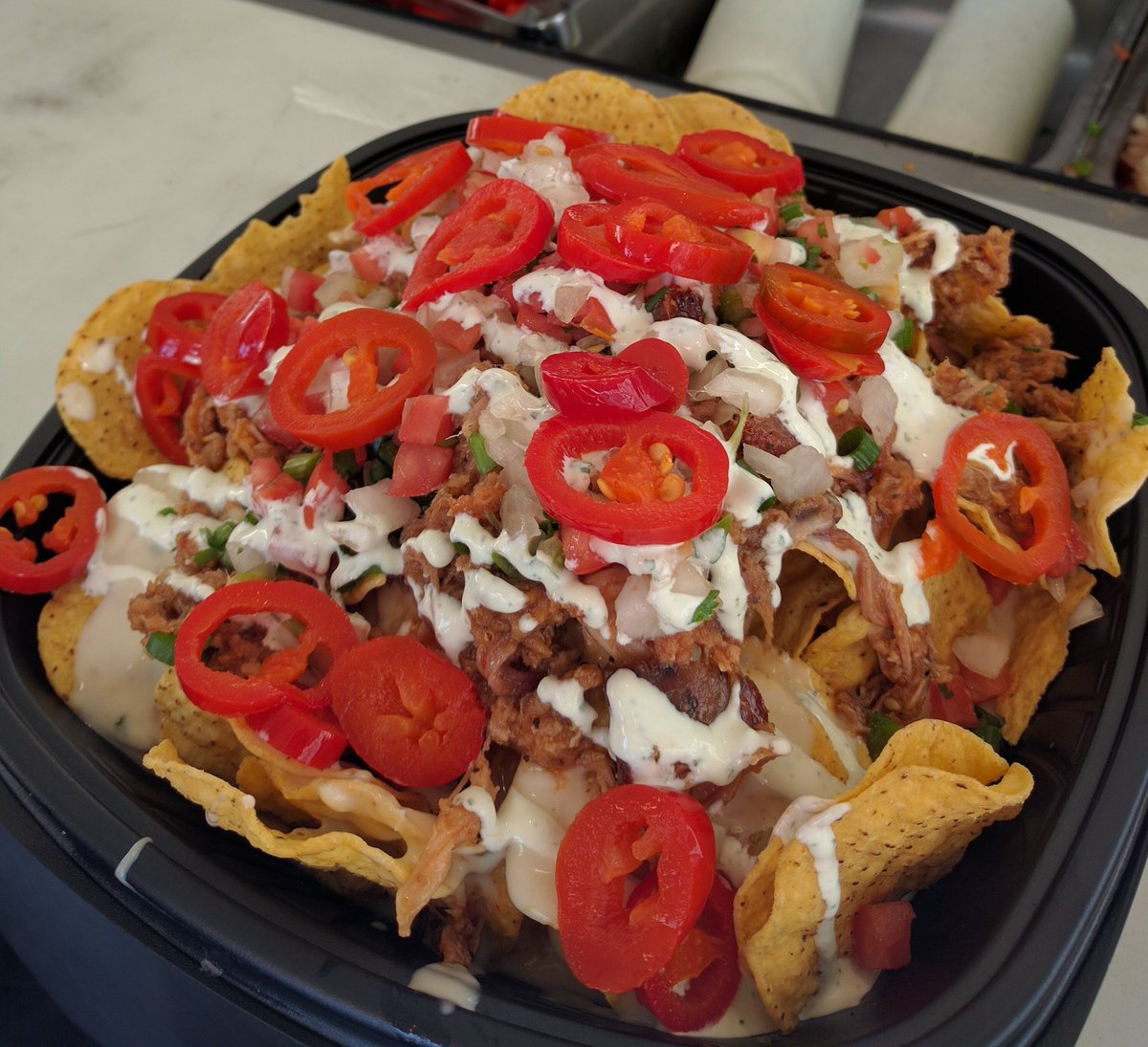 PrimetimeGrill's tweet image. We're at the #FasterHorses music festival! Come get pulled pork nachos, loaded dirty fries, and more! @faster_horses