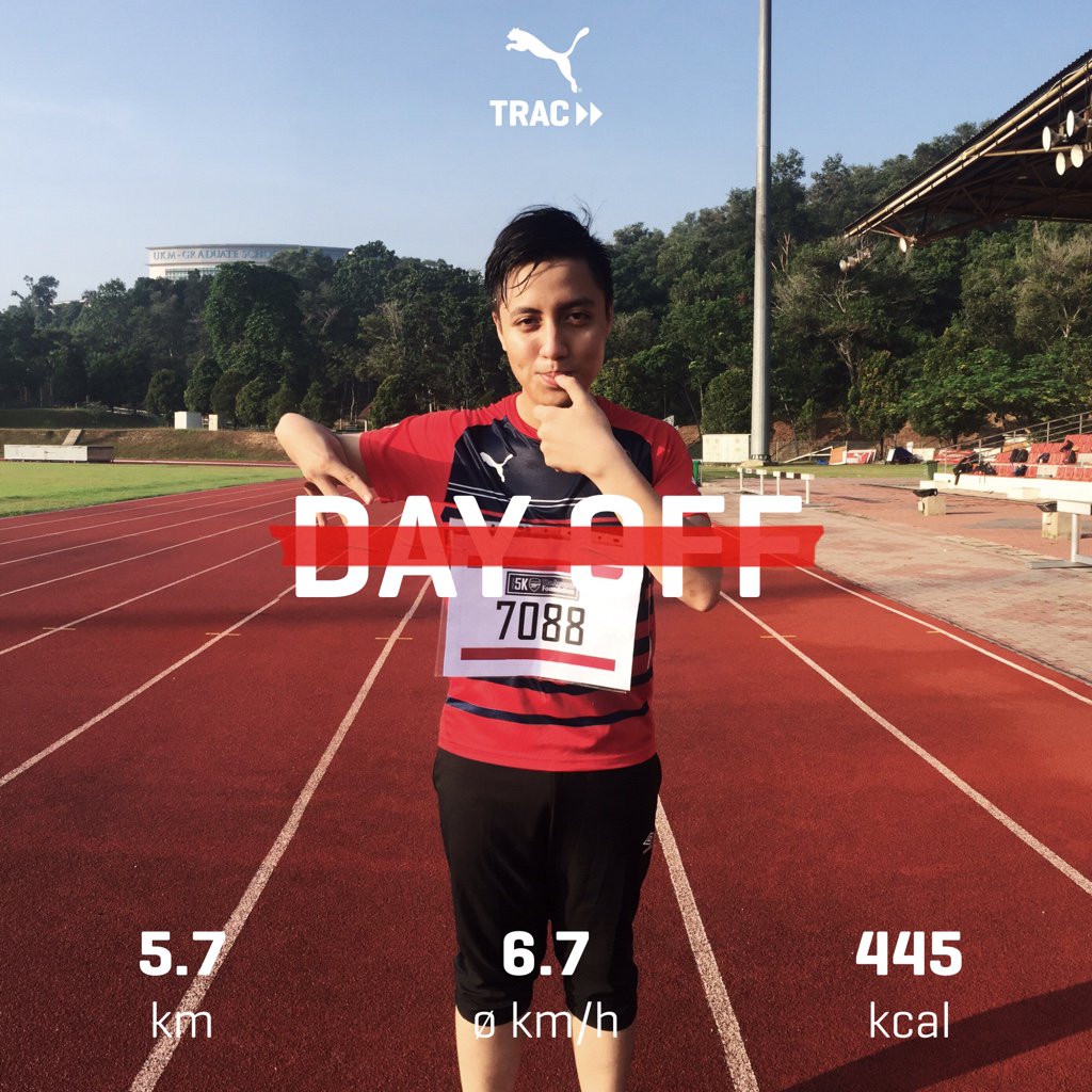FariqBAzaha's tweet photo. I just completed a 5.7 km running activity in 51:33 with #PUMATRAC #ForeverFaster #IGNITEKL https://t.co/vpCha93fKA https://t.co/ut5CZqch0E