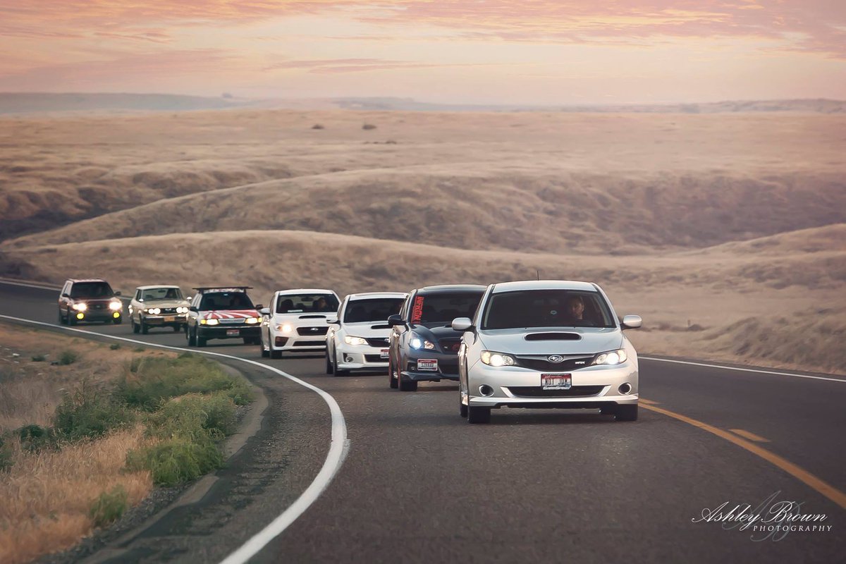 Los Subaru viajan juntos, #ItsaSubieThing (foto cortesía: Jason Brown &amp; Ashley Brown)