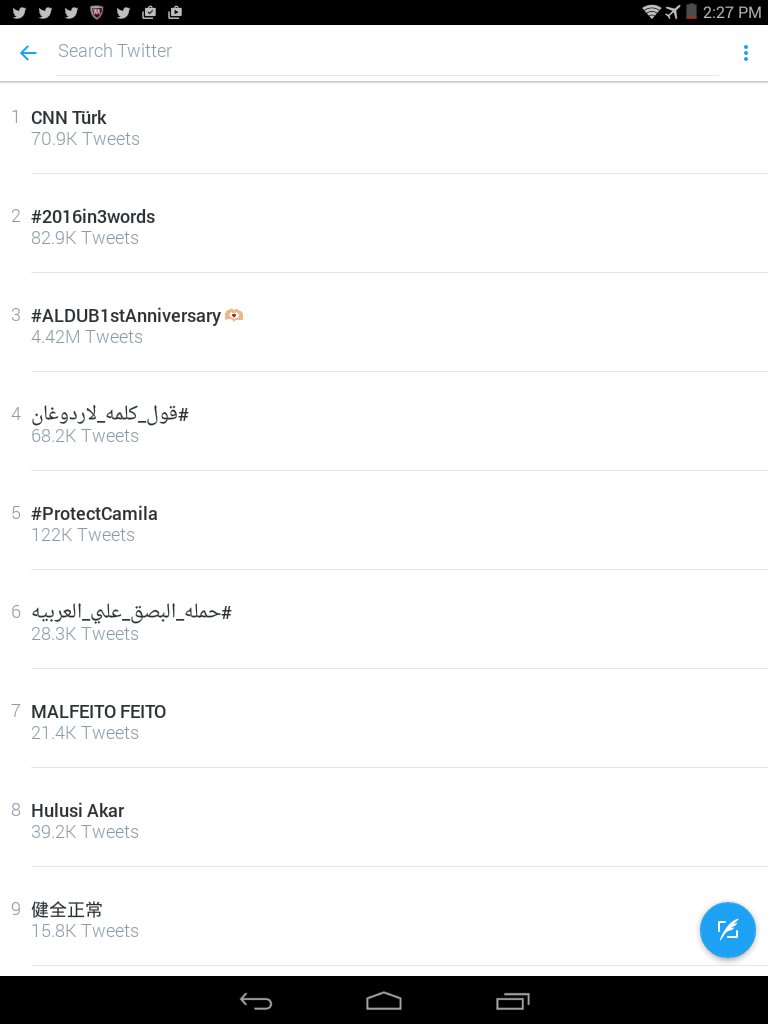 dusbiofc's tweet photo. Today we have proved that we can dominate the Twitter anytime
8 trending topics from ADN • RT
#ALDUB1stAnniversary https://t.co/Jd9ERTzNEL