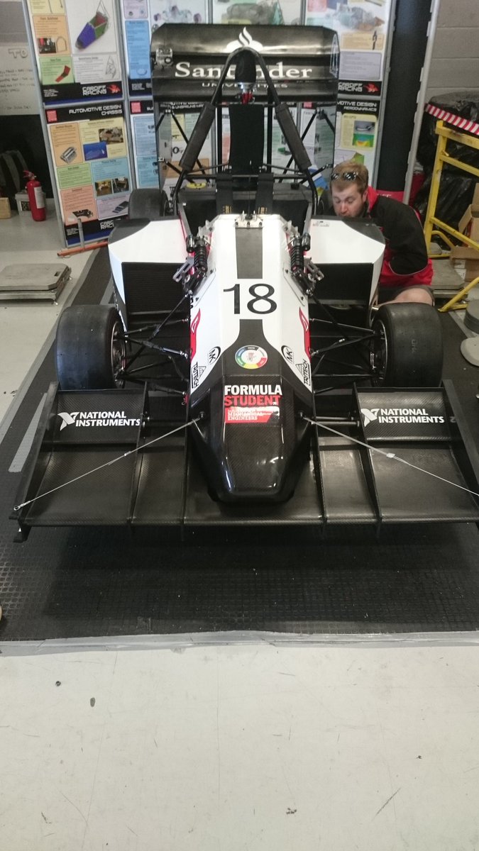 Cardiff_Racing's tweet image. Good morning race fans! Our car is being prepared and we're ready to race! We are Cardiff Racing! #FS2016 #CR12