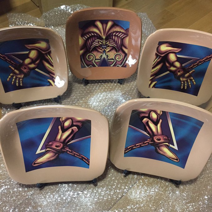 遊戯王 CoCo壱 キャンペーン エクゾディアオリジナルカレー皿