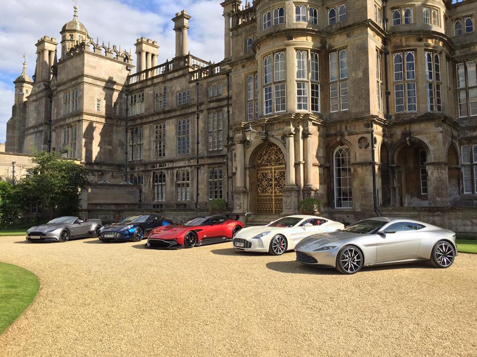 GT12 roadster, One77, Vulcan, One77, DB10...nice garage...