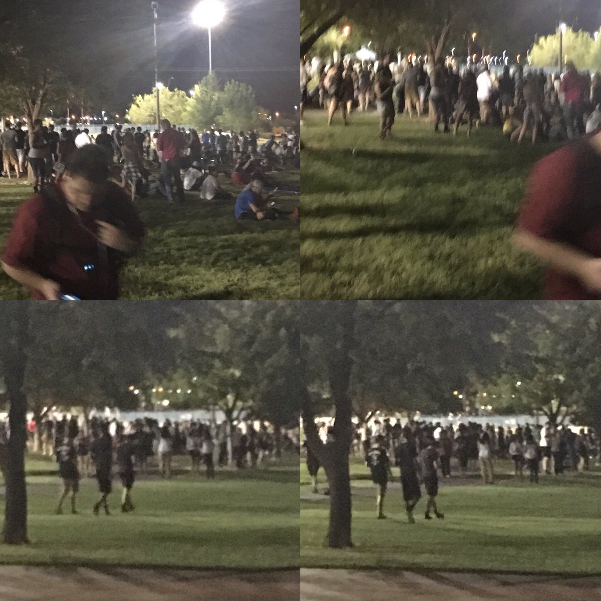 HazzyClouds429's tweet photo. Group of peps in between three lured stops at dessert breeze park #teamvalorvegas #pokemongovegas #PokemonGO https://t.co/As0QlR6iNh