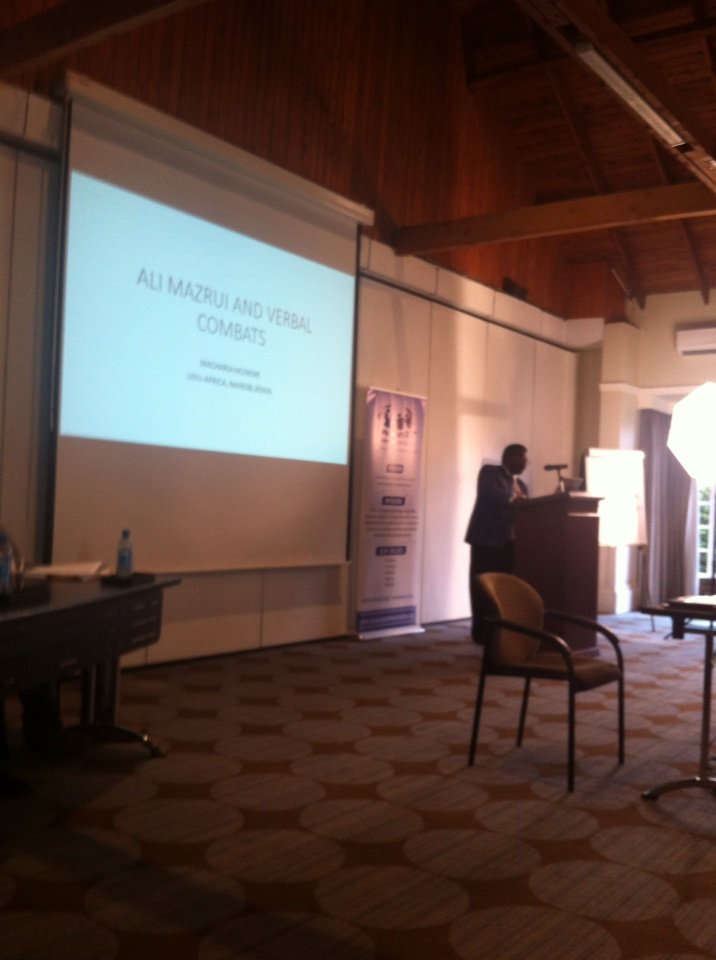 kimaniwanjogu: Prof Macharia Munene discusses Ali Mazrui Verbal Combats #Mazruisymposium twawezacomms