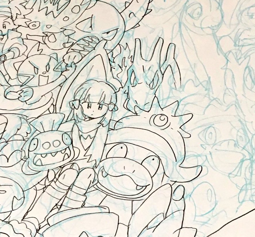 もけお 線画 Box Pokemon Art Anthology ボックス ポケモンアートアンソロジー T Co O0vrpbbmvk Boxポケモン合同本