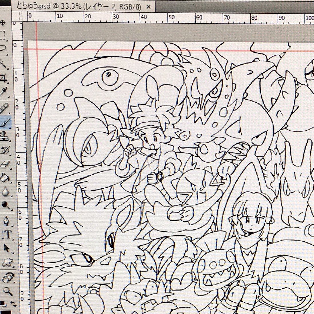 もけお 線画 Box Pokemon Art Anthology ボックス ポケモンアートアンソロジー T Co O0vrpbbmvk Boxポケモン合同本