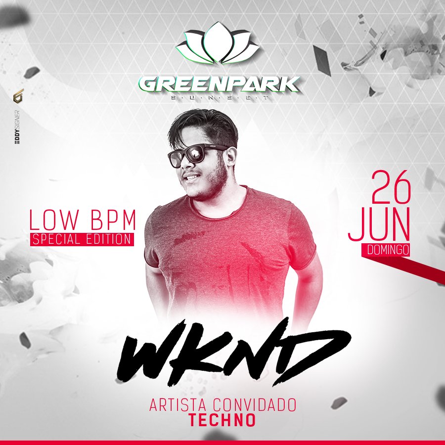 oficialwknd's tweet photo. 26JUN | Special Low BPM - Sunset Green Park w/ @DJKarineLarre

LIKE: https://t.co/zBxTKyx1a8
https://t.co/gRvYk4E4BY https://t.co/nxQbq4WZUs