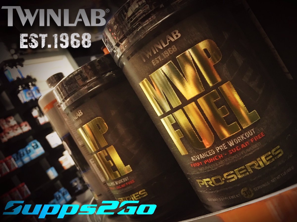 SUPPS2GO's tweet photo. Supps2Go is fully stocked on @Twinlab_Fuel MVP FUEL #preworkout ! Visit our online store at https://t.co/L05HlDy1oY https://t.co/MtD6KcRCI1