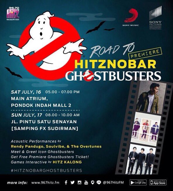 [Reminder] hari ini jam 5 sore, <a href="/TheOvertunes/">TheOvertunes</a> akan main beberapa lagu di PIM. Be there! 🙌