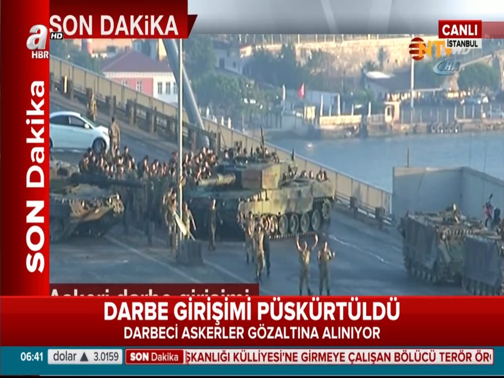 mkrky44's tweet photo. FETÖ'nün ÇÖKÜŞÜ 16 TEMMUZ CUMARTESİ 06:43 #DarbeyeHayır https://t.co/9qxzx2Ca74