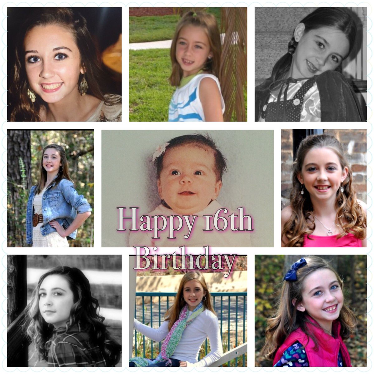 Happy 16th Birthday Sweetheart, we love you so very much.
