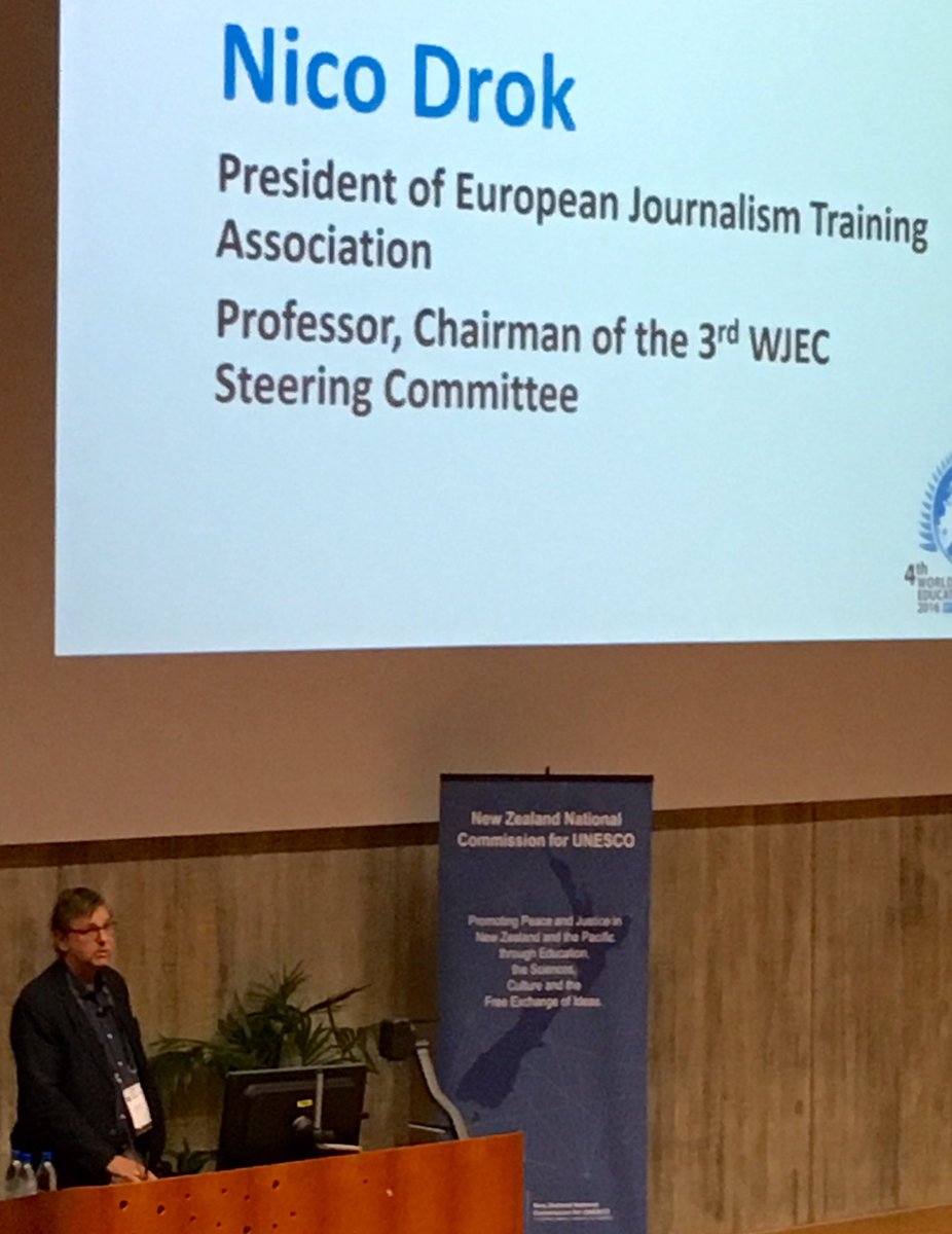 President of <a href="/EJTAoffice/">EJTA</a> Professor Nico Drok starts the final plenary session at #WJEC16.