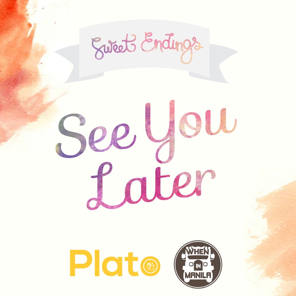 Plato_PH's tweet photo. We're excited for tonight! See you all later at Sweet Endings!!

#SweetEndings #PlatoPH https://t.co/OF7Dd41hfp
