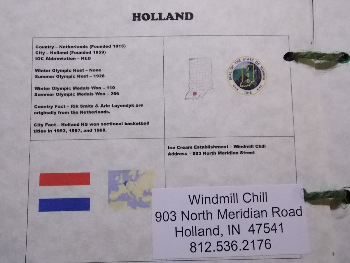 iboicc's tweet photo. Stop 12 - Holland - Windmill Chill - Country is birthplace to @riksmits_45 and @arieluyendyk. @Indiana2016 #2togo https://t.co/BAyYwSQIUh