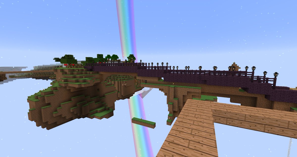 Kuukrow's tweet image. @OG_Arist0tle Spent an hour building this on the server because it was pretty. My #ProjectOzone2 goals are smol.