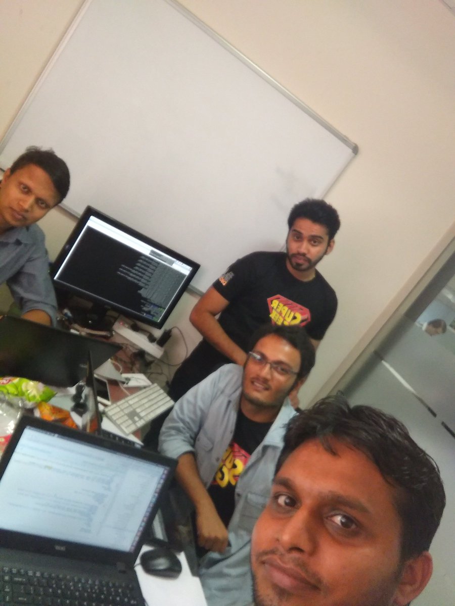 jitender8410's tweet photo. #geekcombat #hackathon, Building smart app with team at #geekcombat https://t.co/Ldd1ZF0uRh