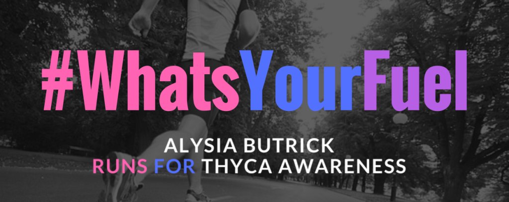 Virtual5kRun's tweet image. #WhatsYourFuel: Alysia Runs for ThyCa Awareness runonamission.com/alysia-runs-fo…