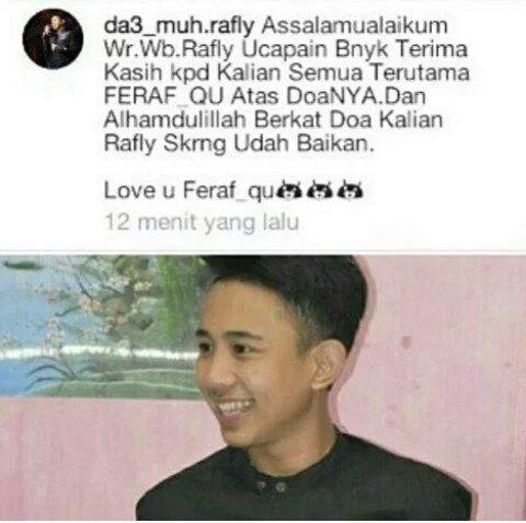 Alhamdulillah iyaa allah 🙏🙏 jaga terus kesehatan nya yaa sayang <a href="/DA3_Rafly/">Muh.Rafly Heriawan</a> 😘😘