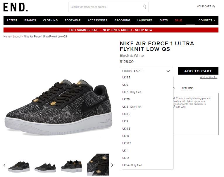 air force 1 low flyknit quai 54