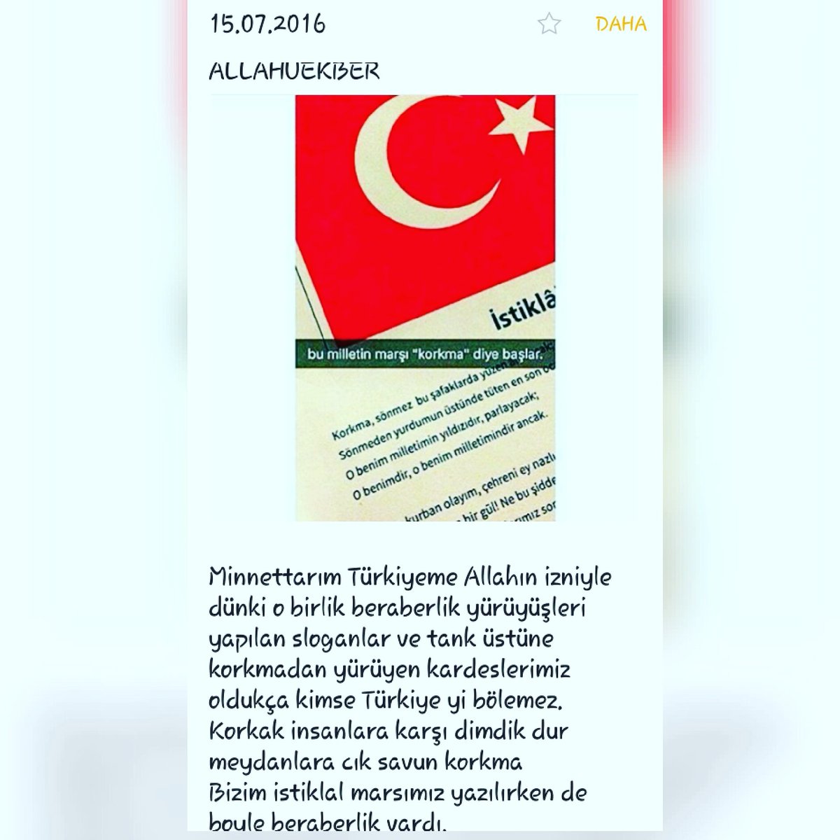 dortgoz_hatice's tweet photo. #MilliİradeMeydanlarda. https://t.co/083CQOojmh