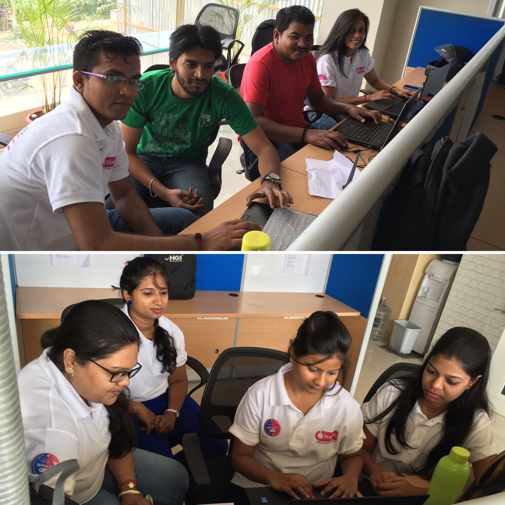 ipe_w's tweet image. That&apos;s my team hacking it!! @stayzilla #WHacks #HackWeekend #proudofthem #GODsSPEED
