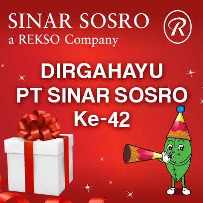 tehbotolsosroID's tweet photo. Serta melayani konsumen baik di seluruh penjuru Nusantara dan Mancanegara.

Dirgahayu PT. Sinar Sosro ke-42 https://t.co/C9teudhfZm