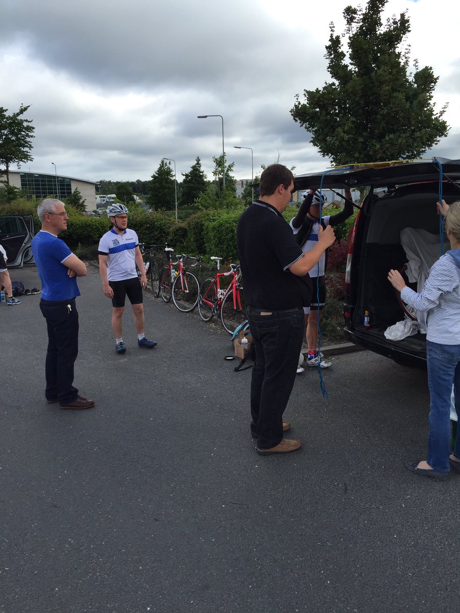 JackosRide2016's tweet photo. Day 7: Final day prep. One to go. @LCFC are you ready? @HelpforHeroes #jackosride #tourdeprem https://t.co/qUQ2ZlM91S