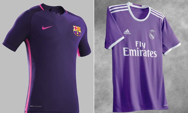 FootySuperTips's tweet photo. Who's purple away kits look better?

RT for Barcelona
❤ for Real Madrid https://t.co/ZSlPbNmgoY