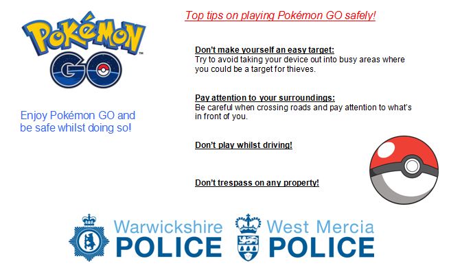 #PokémonGO is being played across the nation, so here are some tips on how to enjoy the game and stay safe!