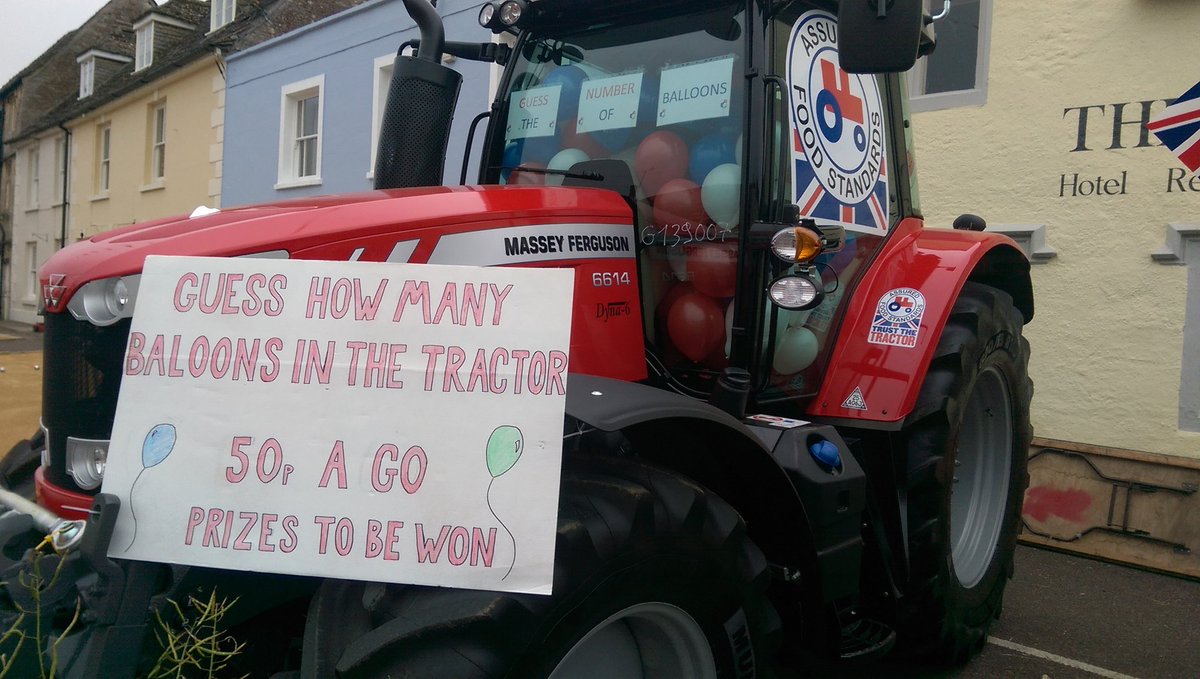 Jimbohutch81's tweet photo. Set up just about complete 4 @RedTractorFood @yfc_malmesbury stand at sherston boules festival.  #TrustTheTractor https://t.co/LQuT5I1ZOW