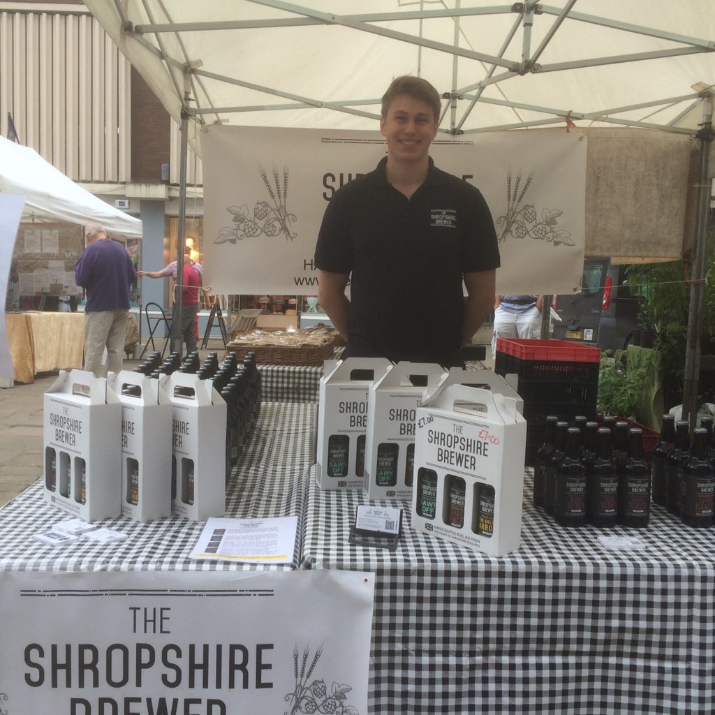 TheShropsBrewer's tweet photo. Today, we're in Shrewsbury Town Square! Pop in and see us ☺️🍺 https://t.co/lcR5UpzD9B