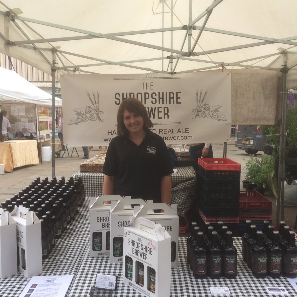 TheShropsBrewer's tweet photo. Today, we're in Shrewsbury Town Square! Pop in and see us ☺️🍺 https://t.co/lcR5UpzD9B