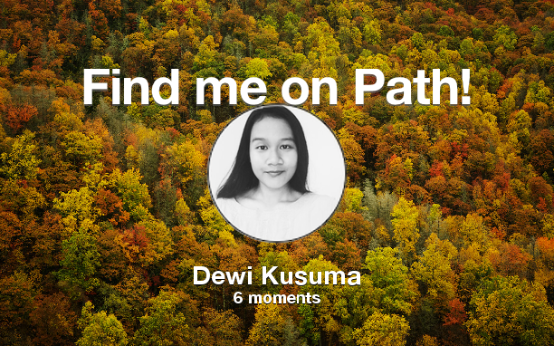 dewikusumaaa_'s tweet photo. Find me on #Path now! Go to https://t.co/vL16WNqtSR https://t.co/dvR1gMTIYS
