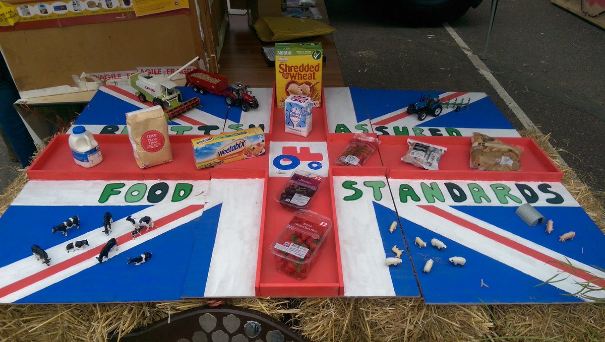 Jimbohutch81's tweet photo. Set up just about complete 4 @RedTractorFood @yfc_malmesbury stand at sherston boules festival.  #TrustTheTractor https://t.co/LQuT5I1ZOW