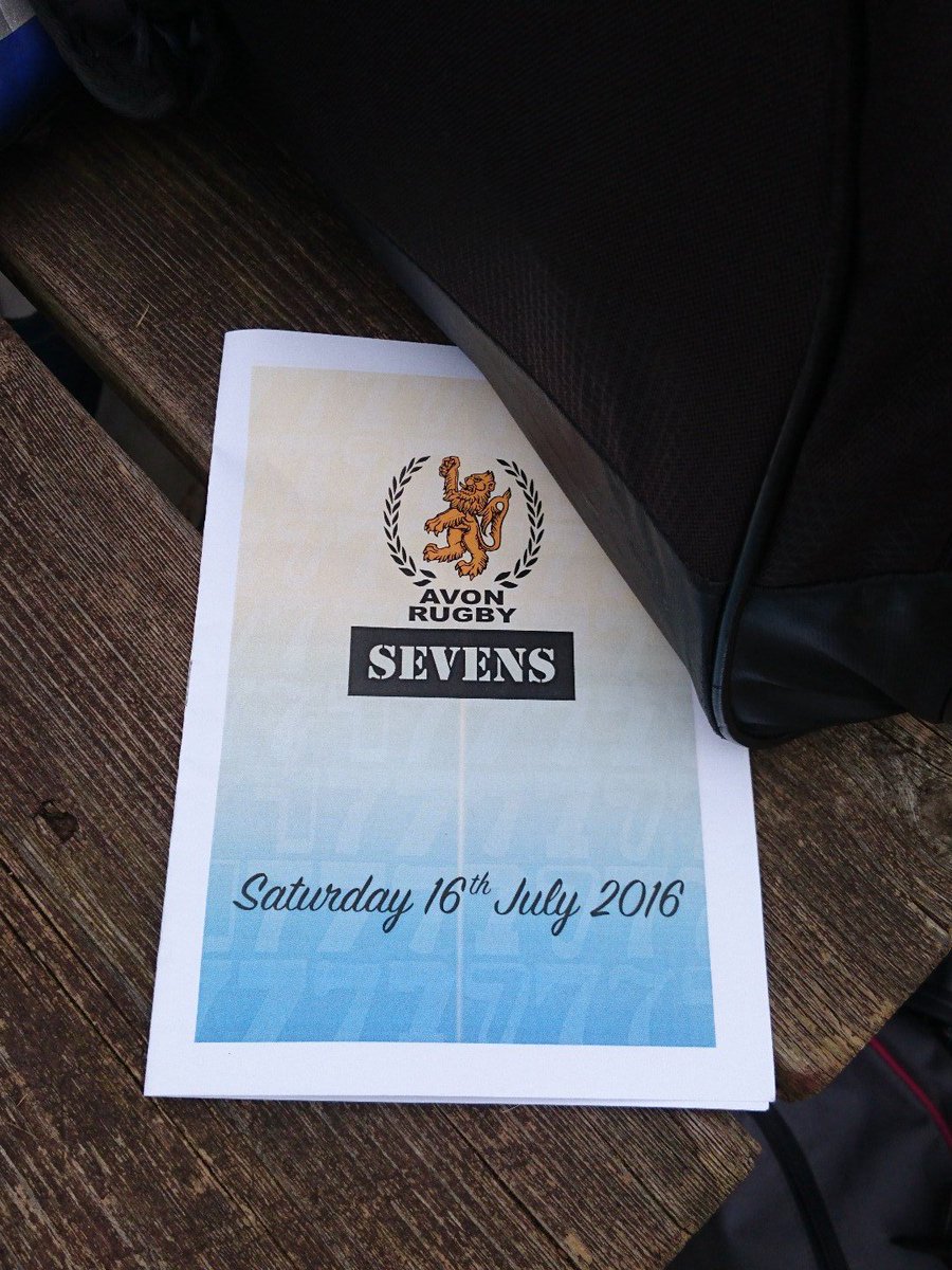 Were here at <a href="/avonrfc7s/">Avon rfc 7s</a>  first game at 10:20!