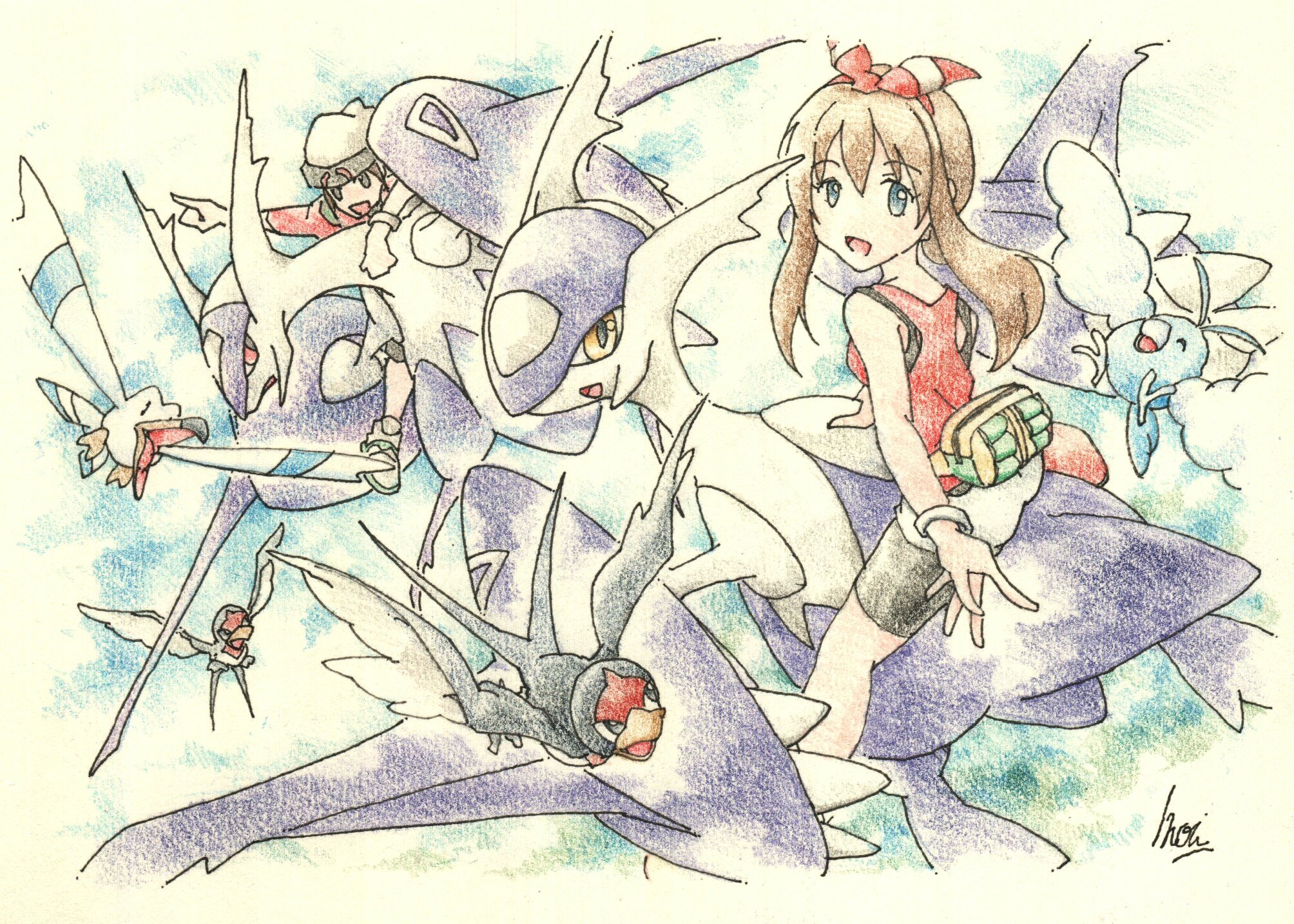 Inori 今日のポケモン図鑑 ｎｏ ｅｘｔｒａ メガラティアス メガラティオスの おおぞらをとぶ T Co Ifrzsgogey Twitter