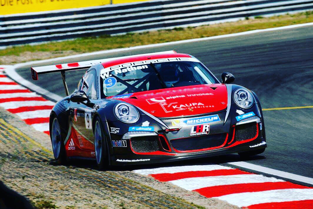 LHuberRacing's tweet photo. Watch local hero Wolf Nathan in Race 1 of the @PorscheRaces @carreracup on Live Stream, Starts 13.00 CEST https://t.co/FaGAk5nAjE
