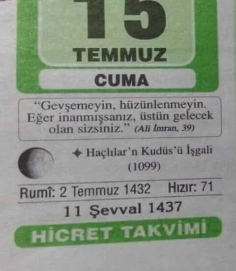 Hakanalan44's tweet photo. İbretlik takvim yaprağı. 'Eğer inanmışsanız üstün gelecek olan sizsiniz.' https://t.co/svwiyJ4Ep6