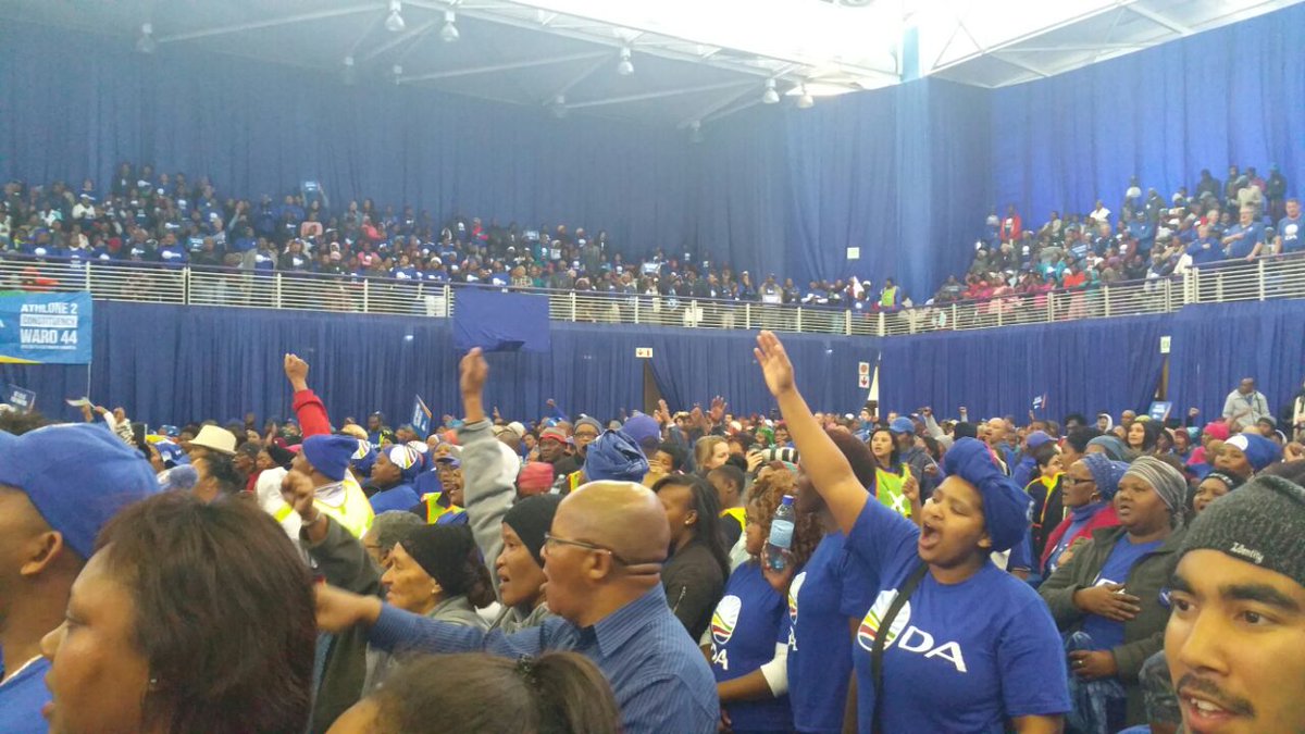 Our_DA's tweet image. The singing of our beautiful national anthem. 
#KeepMakingProgress #DeLilleForMayor