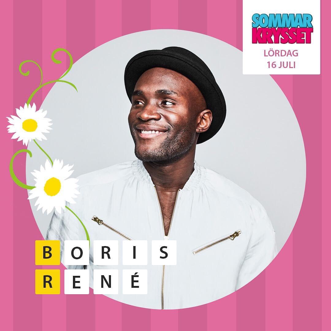 GiantRecordsSwe's tweet photo. Missa inte Boris René som uppträder på Sommarkrysset 20:00 ikväll! https://t.co/Huxyg1e9uz #tv4 #monamour #borisrene https://t.co/hYf4QZ1joD